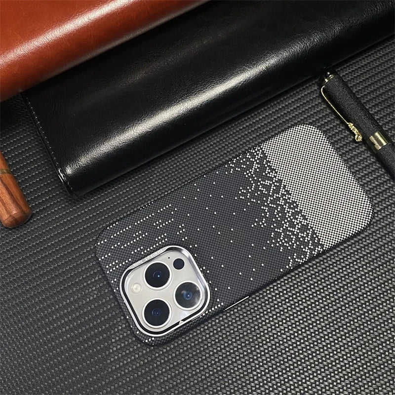 iPhone 16 Pro Max Forged Carbon Case – MagSafe & Titanium Guard | PhonelyHub