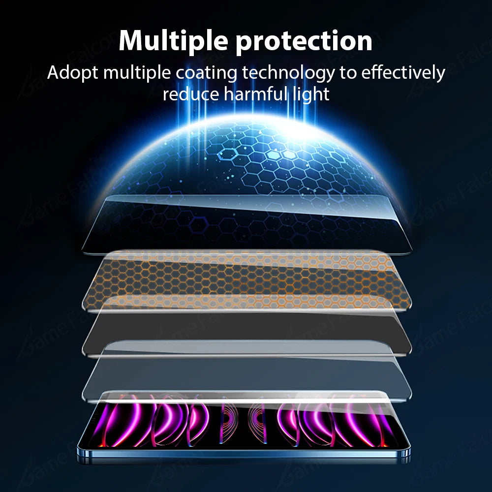 Tempered Glass For iPad Pro 12.9 12 9 11 10th 9th Generation Screen Protector For ipad Air 4 5 Mini 6 6th 7th 8th Gen 10.2 Film