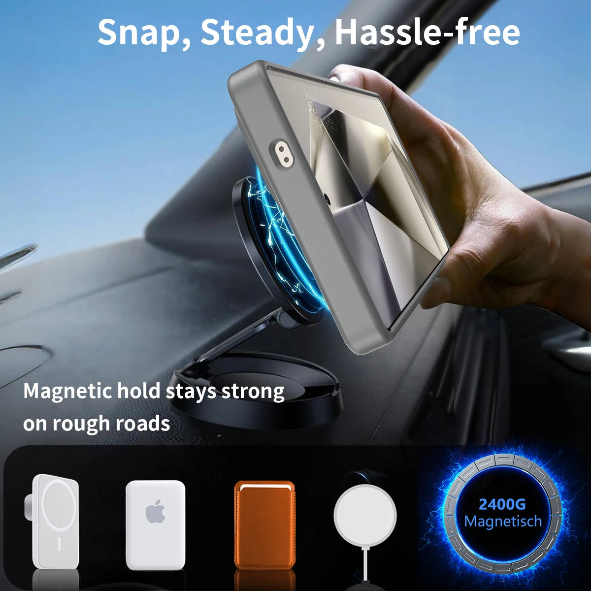 Shockproof MagSafe Stand Case for Samsung S25 Ultra | PhonelyHub