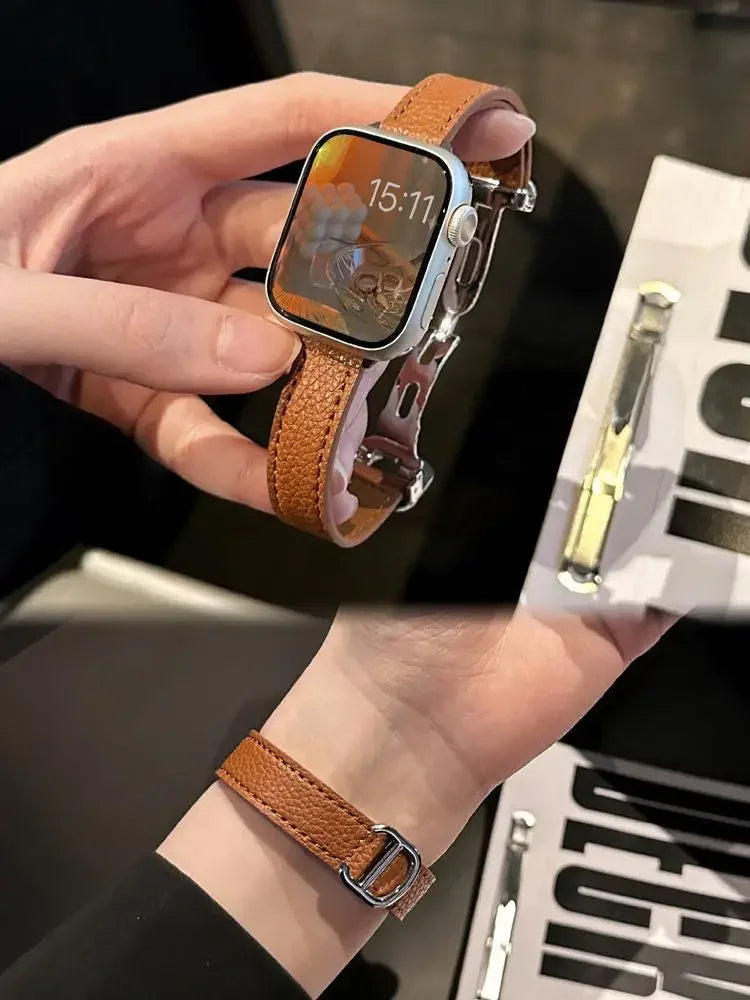 Applewatch Band Foldable Buckle For Women's Watch 876se Slim Style Design Iwatchs876 Apparel Accessories Smart Watch Band