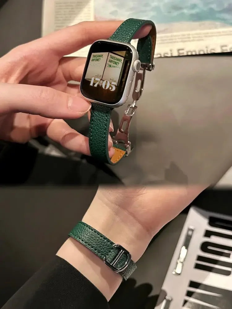 Applewatch Band Foldable Buckle For Women's Watch 876se Slim Style Design Iwatchs876 Apparel Accessories Smart Watch Band