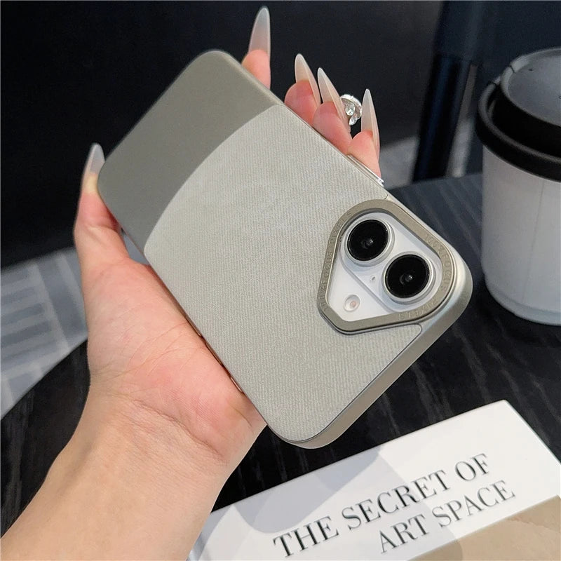 Matte Back Cover with Metal Lens Guard for iPhone 16/15 | PhonelyHub