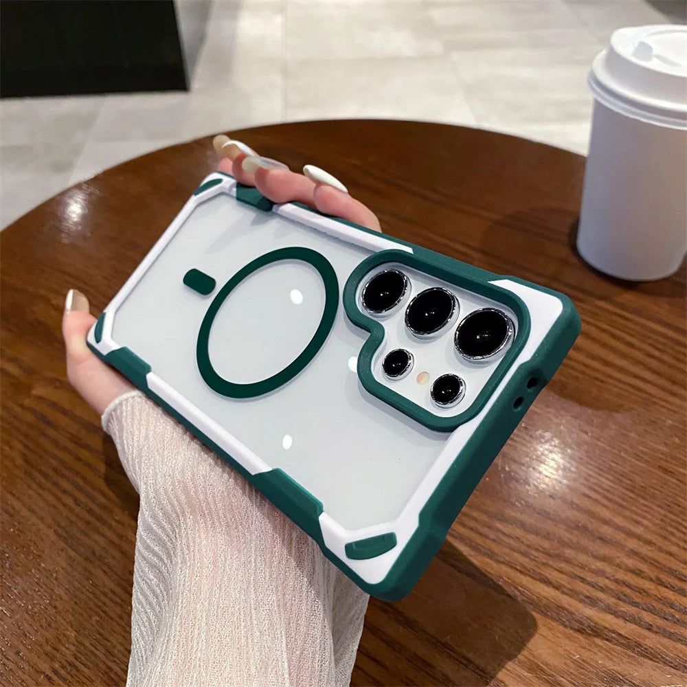 كفر سامسونج S24 أولترا – ثنائي اللون مع دعم MagSafe | PhonelyHub