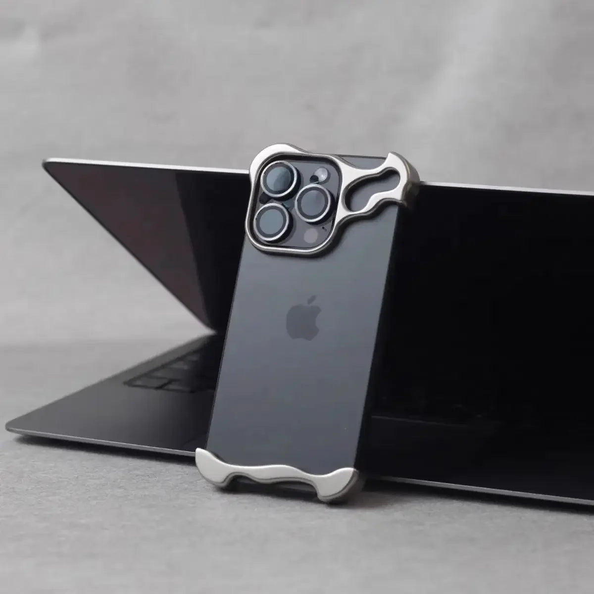 Luxury Irregular Aluminum Bumper Case iPhone 12–16 Pro Max | PhonelyHub