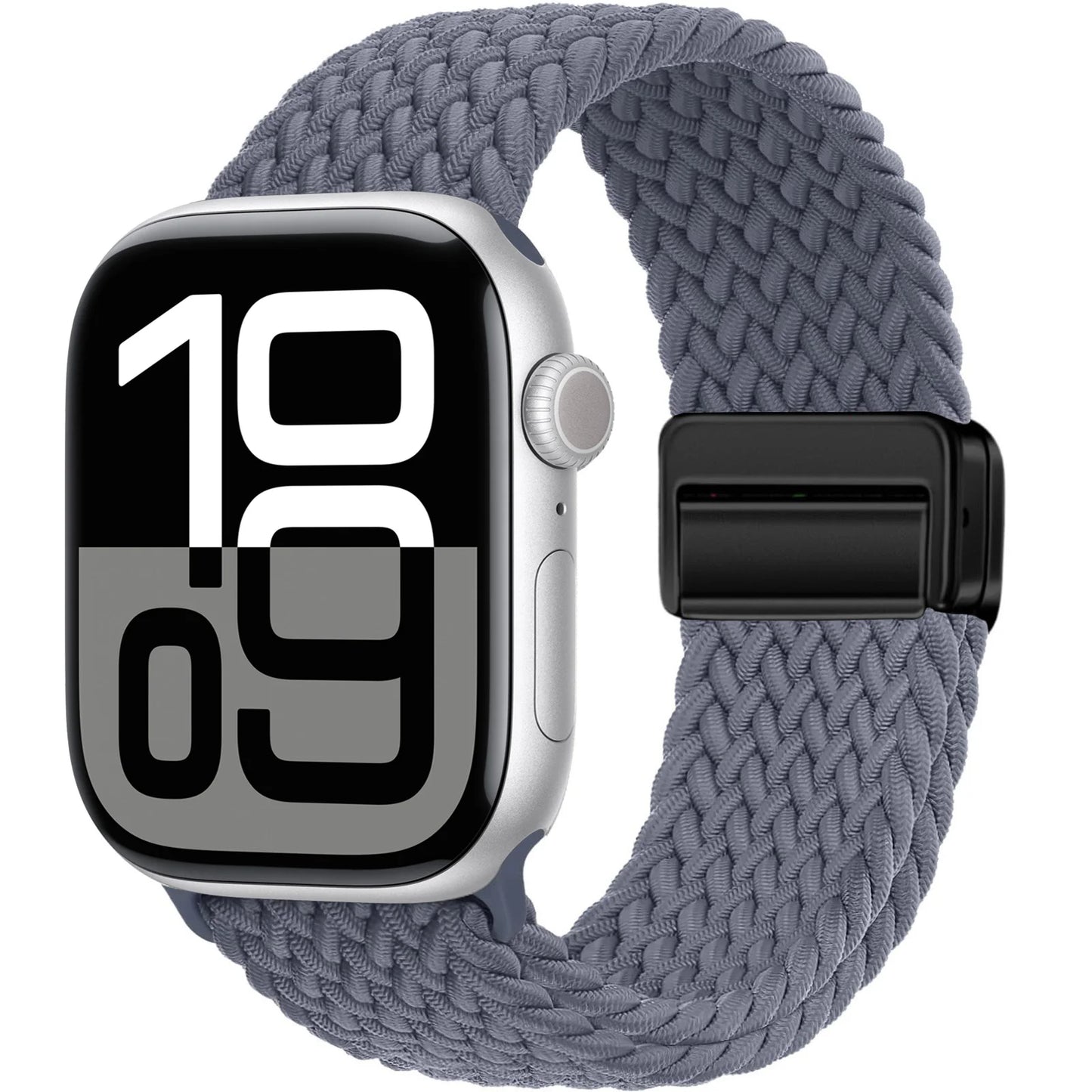 Braided Band For Apple Watch Strap 44mm 40mm 45mm 46mm 49mm 41mm 38 Magnetic Nylon Bracelet iWatch series se 7 6 8 9 10 Ultra 2