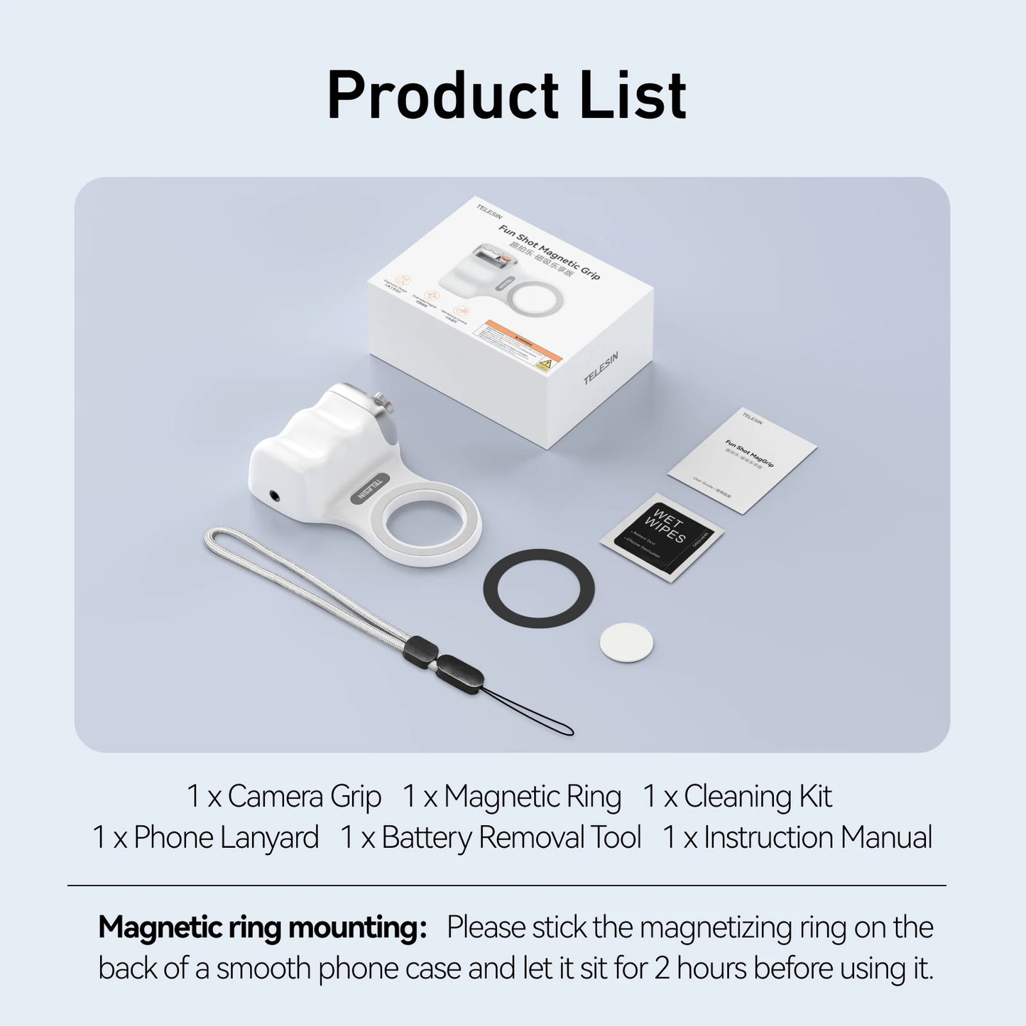 Magnetic Phone Camera Grip with Remote – Telesin | PhonelyHub