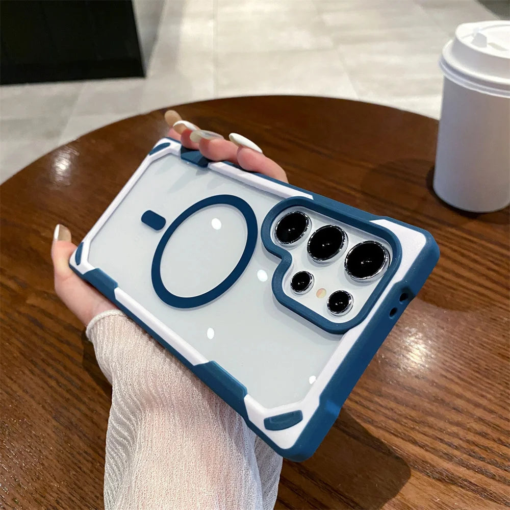 كفر سامسونج S24 أولترا – ثنائي اللون مع دعم MagSafe | PhonelyHub
