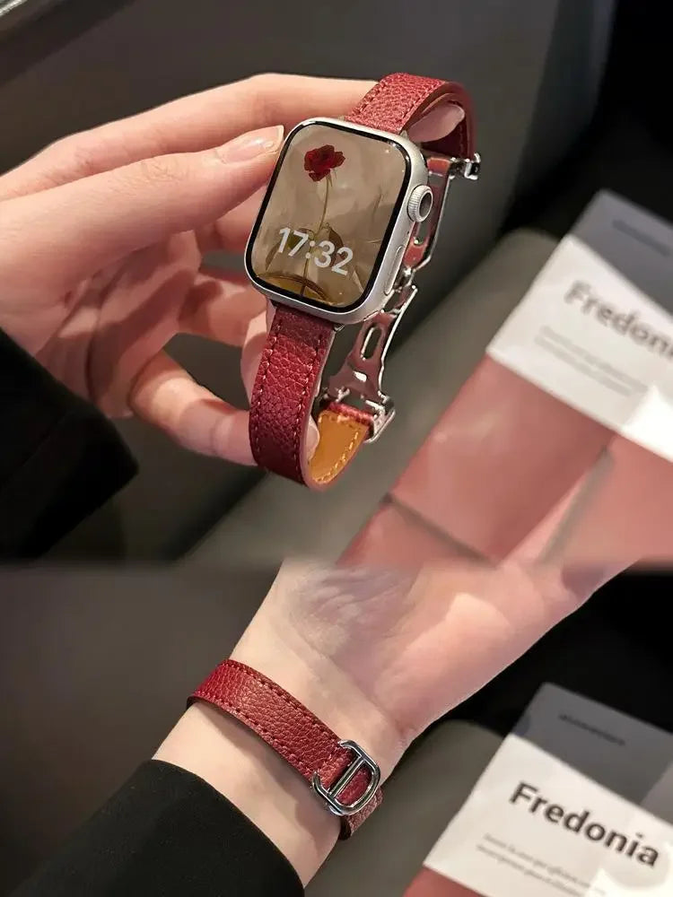 Applewatch Band Foldable Buckle For Women's Watch 876se Slim Style Design Iwatchs876 Apparel Accessories Smart Watch Band
