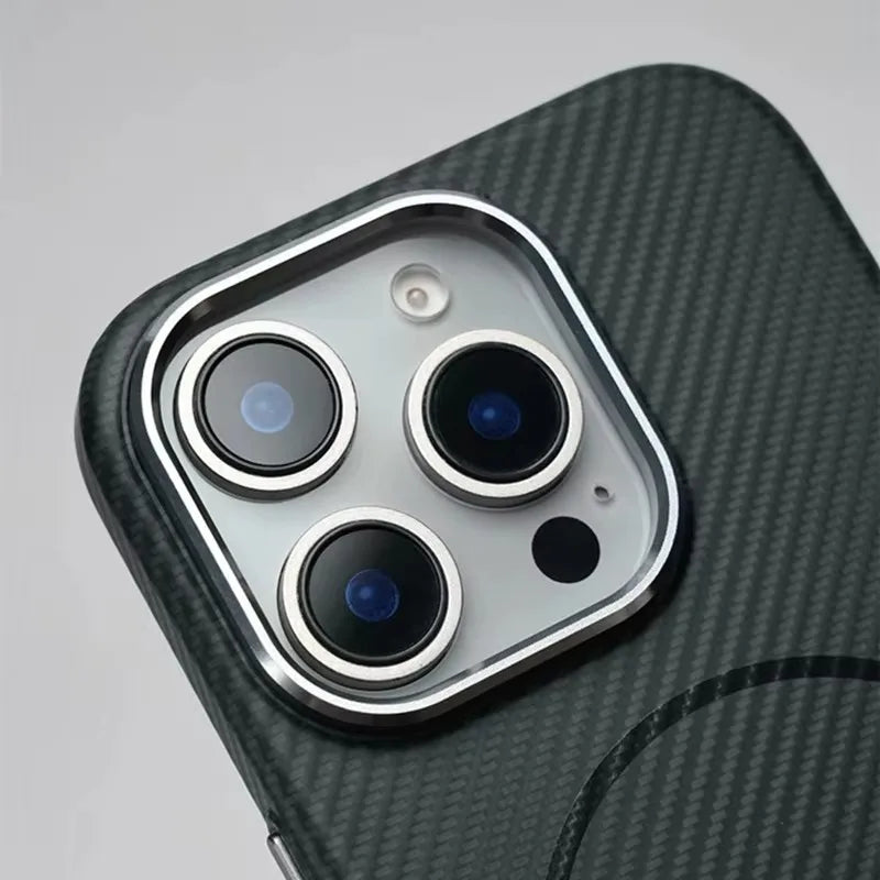 iPhone 16 Pro Max Stealth Carbon Case – MagSafe Elite & Titanium Shield | PhonelyHub
