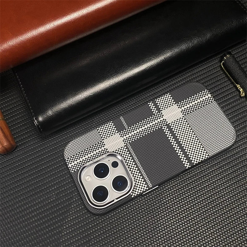 iPhone 16 Pro Max Forged Carbon Case – MagSafe & Titanium Guard | PhonelyHub