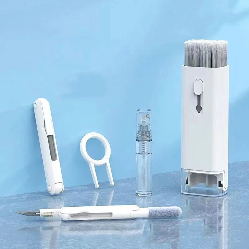 7 In 1 Keyboard Cleaning Kit Earphones Cleaner Brush For AirPods Computer Tablet Laptop TV Screen Mobile Phone Cleaning Tools