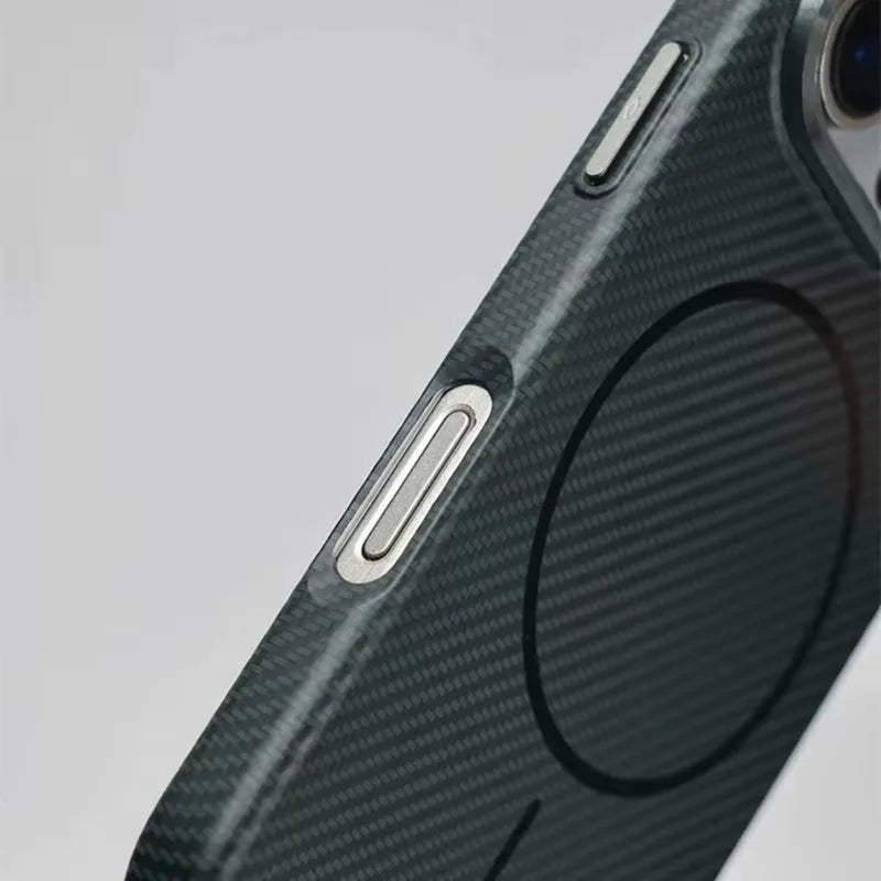 iPhone 16 Pro Max Stealth Carbon Case – MagSafe Elite & Titanium Shield | PhonelyHub