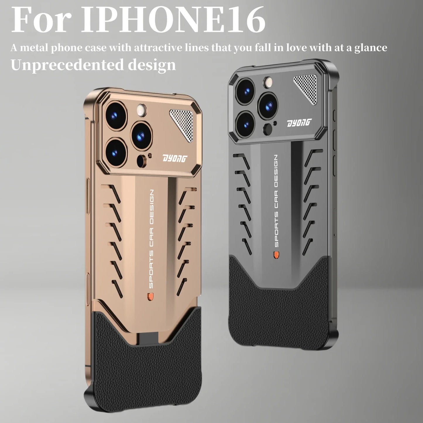 Racing Car Alloy Bezel-Less Case for iPhone 16 Pro Max – PhonelyHub