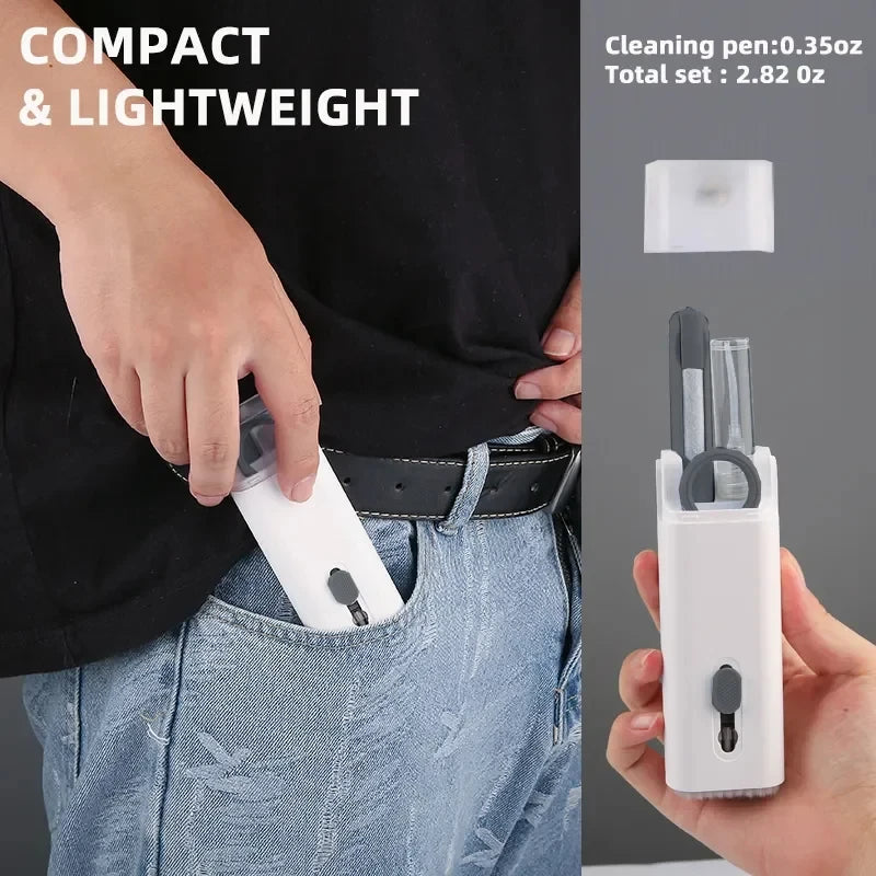 7 In 1 Keyboard Cleaning Kit Earphones Cleaner Brush For AirPods Computer Tablet Laptop TV Screen Mobile Phone Cleaning Tools