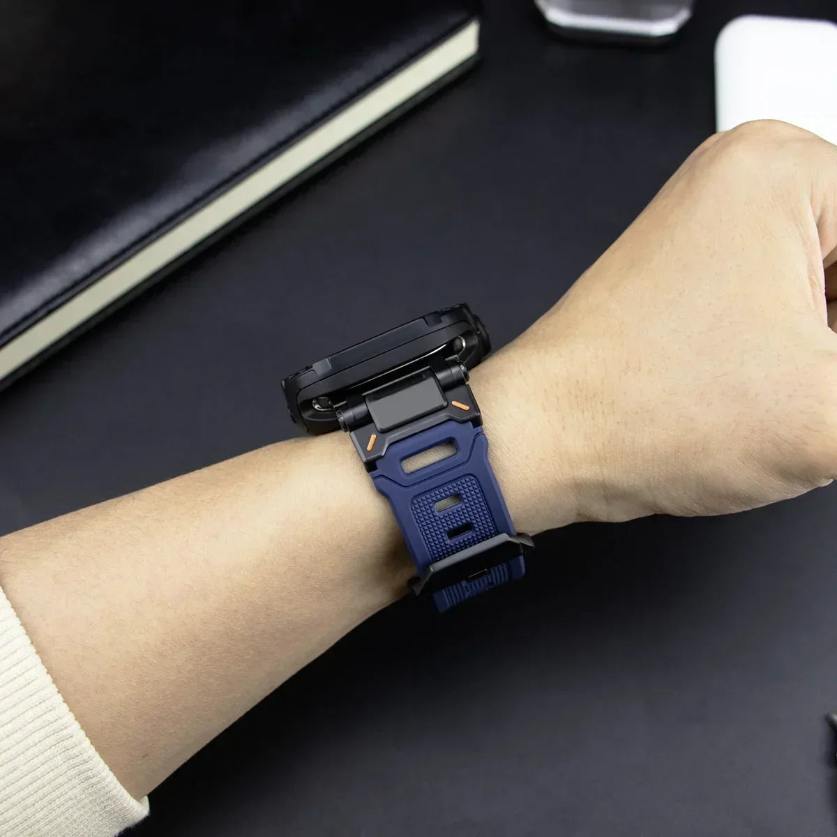 حزام + حافظة لساعة Apple Watch Band Ultra 2 49 مم 44 مم 45 مم غطاء حماية TPU سوار سيليكون لساعة IWatch Series 9 8 7 6 5 4