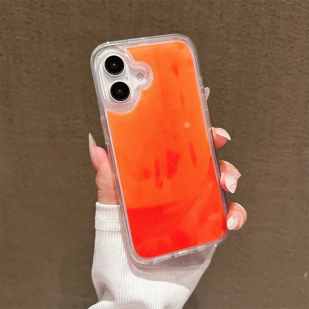 Glow-in-the-Dark Quicksand Case for iPhone 16–11 – PhonelyHub