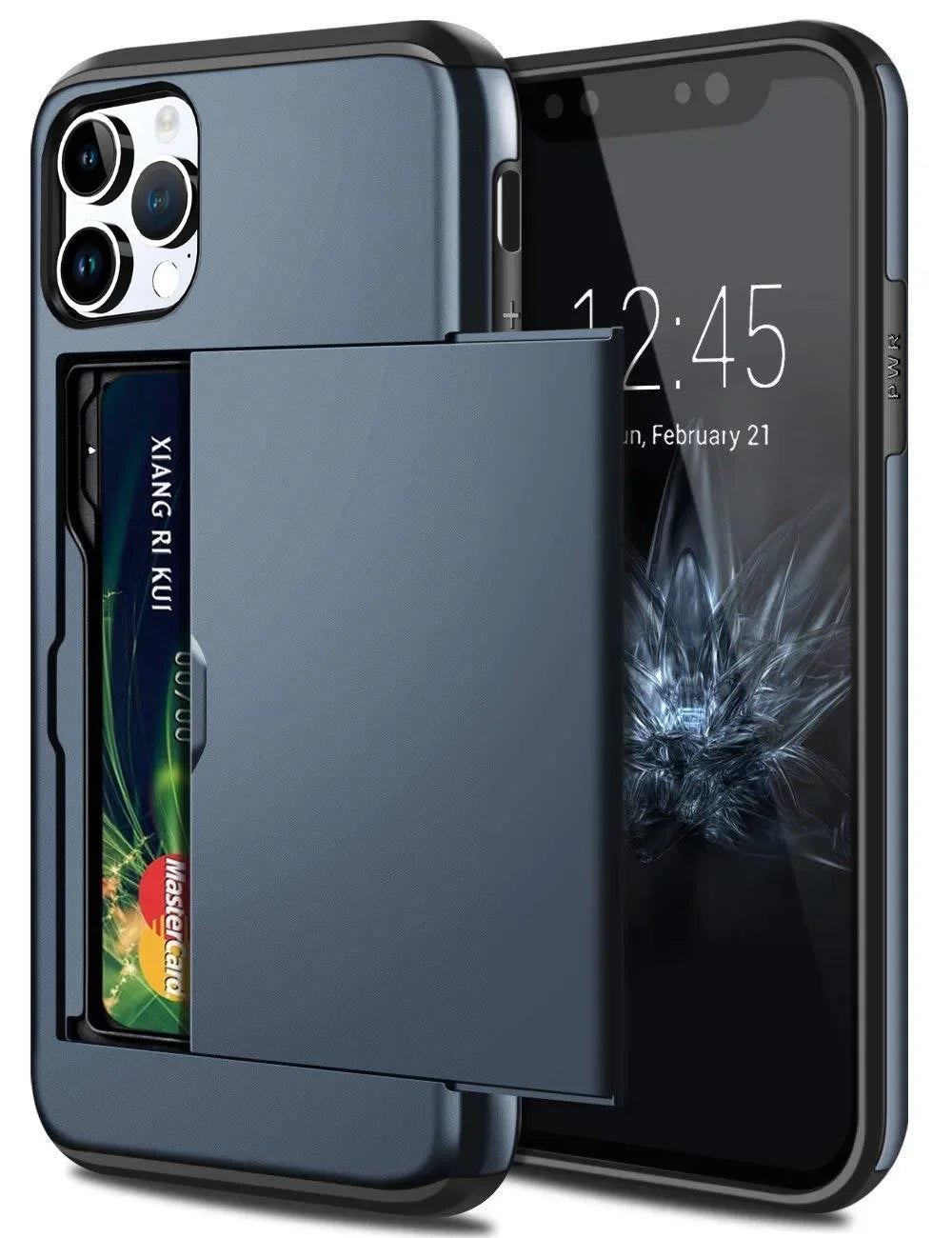 for iPhone 16 Pro Max 15 Case Slide Armor Wallet Card Slots Holder Cover For iPhone 16 16pro 16plus 16promax 15 15pro 15promax