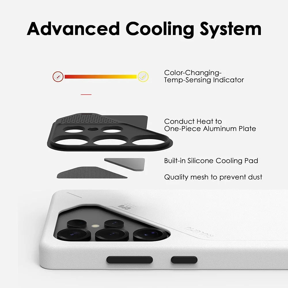 Aulumu Vegan Leather MagSafe Case for Galaxy S25 Ultra | PhonelyHub