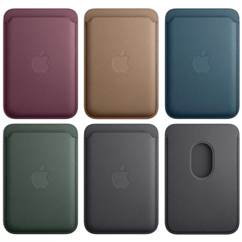 Original Apple Magsafe wallet Magnetic Card holder Case For iPhone 13 12 16 15 14 Pro Max Plus Phone Leather Bag Cover Official