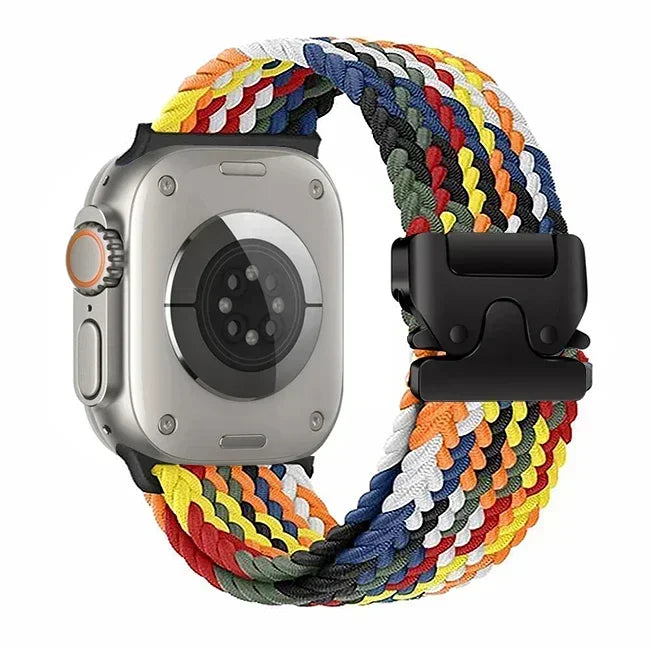 Parachute Straps for Apple watch 10 Band 46mm 42mm 45mm Ultra 49mm 44mm 41mm Braided bracelet correa iWatch Series 9 8 SE 5 6 7