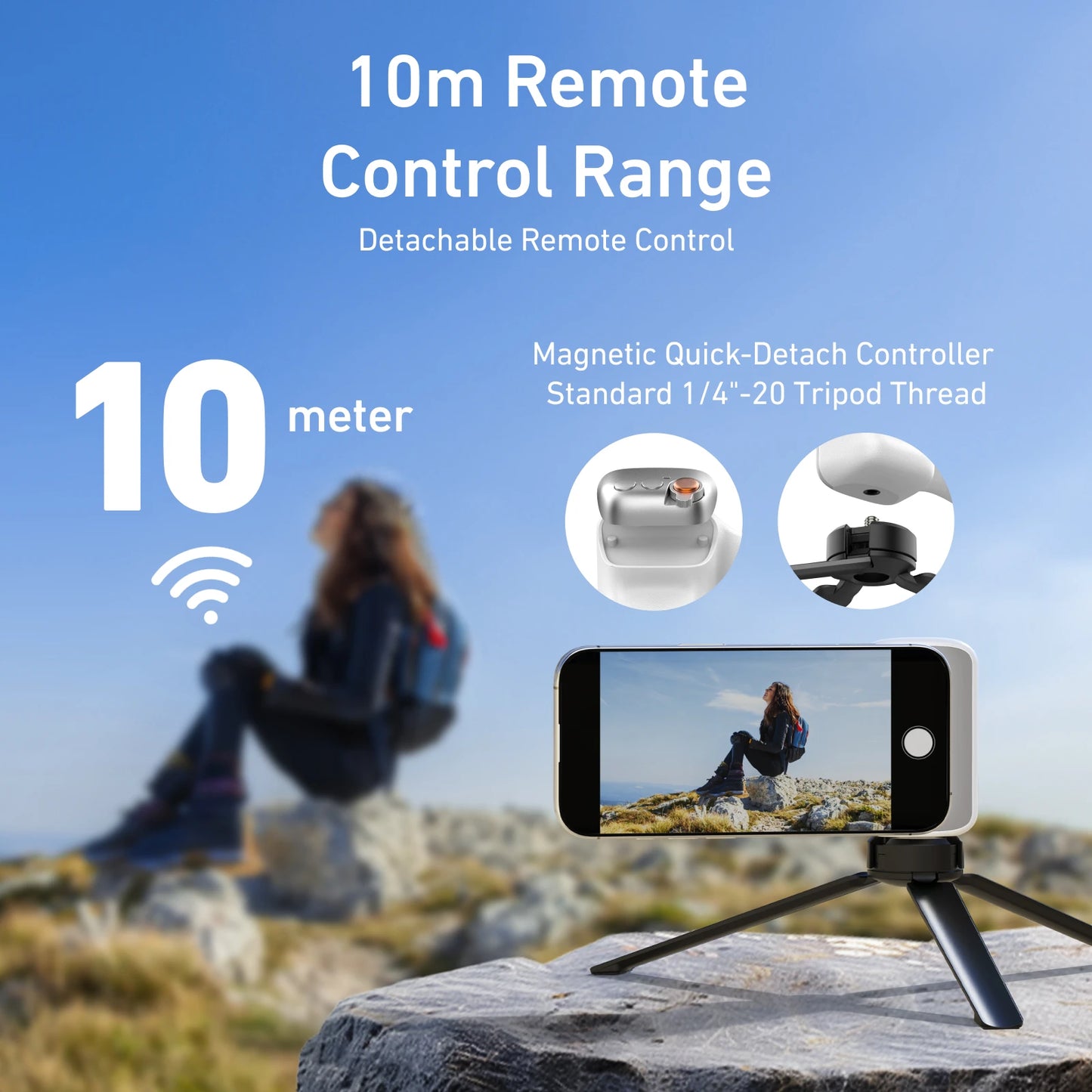 Magnetic Phone Camera Grip with Remote – Telesin | PhonelyHub