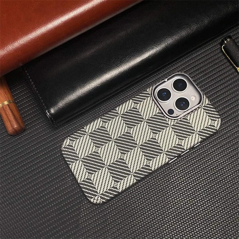 iPhone 16 Pro Max Forged Carbon Case – MagSafe & Titanium Guard | PhonelyHub