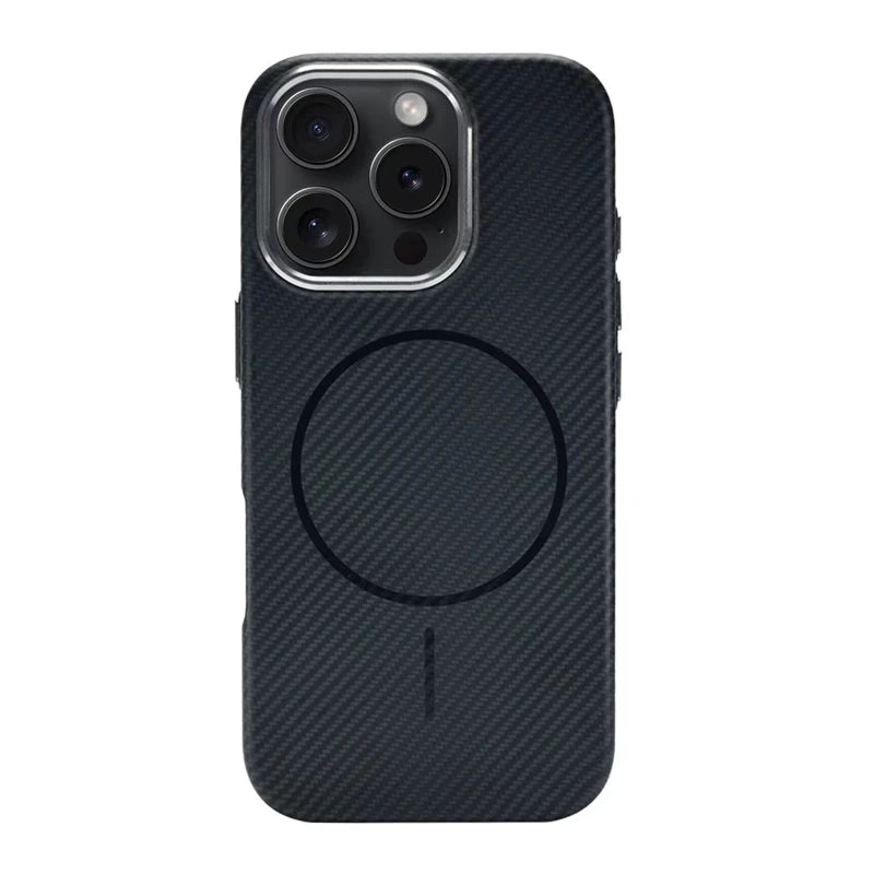 iPhone 16 Pro Max Stealth Carbon Case – MagSafe Elite & Titanium Shield | PhonelyHub