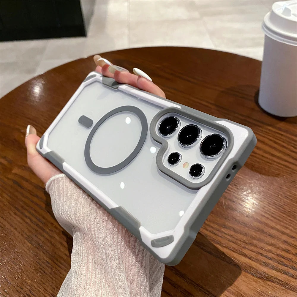كفر سامسونج S24 أولترا – ثنائي اللون مع دعم MagSafe | PhonelyHub