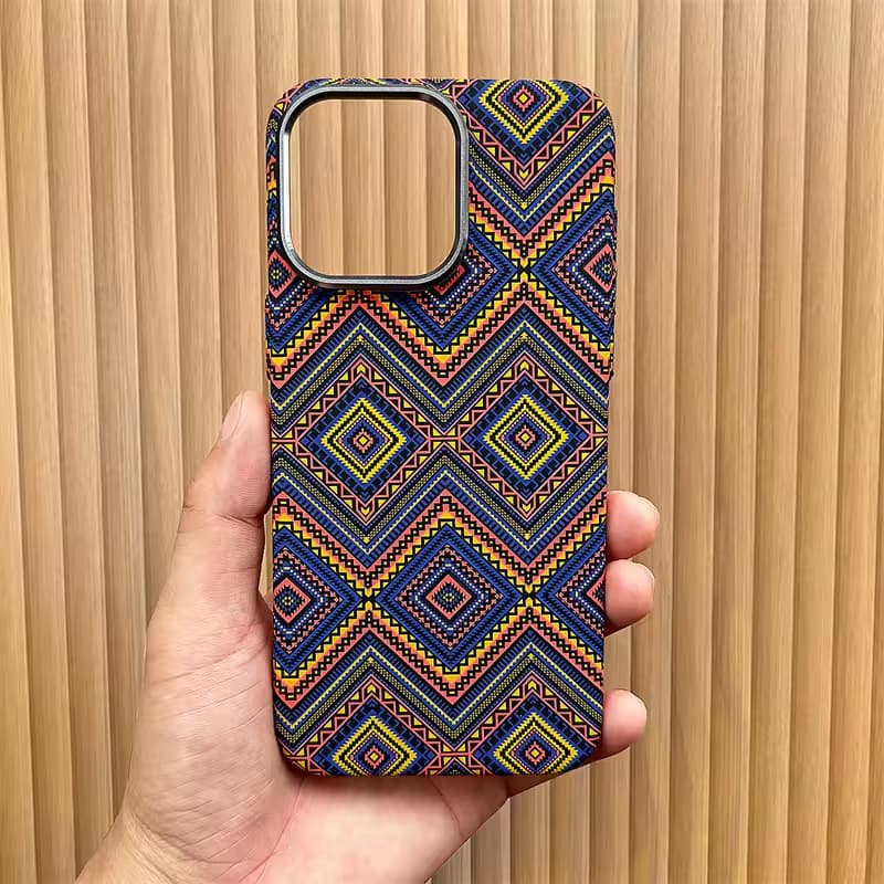 iPhone 16/15 Pro Max Retro Totem Case – MagSafe & Alloy Lens Guard | PhonelyHub