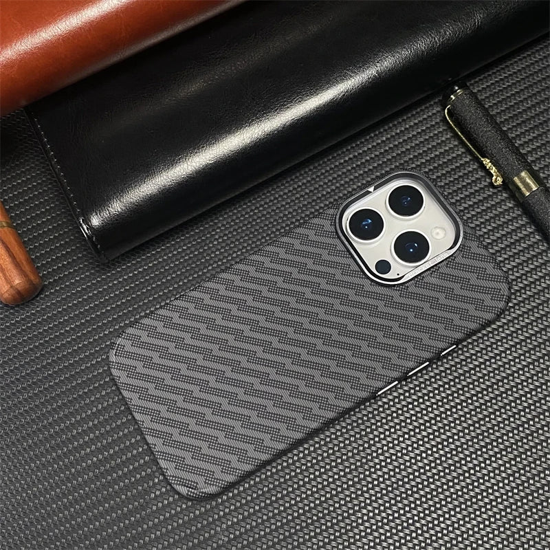 iPhone 16 Pro Max Forged Carbon Case – MagSafe & Titanium Guard | PhonelyHub