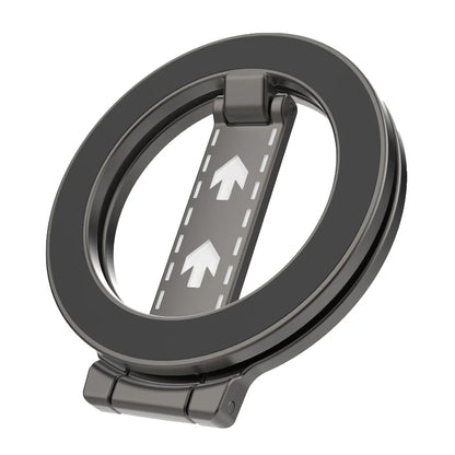 Foldable Double-Sided Magnetic Phone Ring Holder for MagSafe Kickstand Magnet Grip for iPhone 16 15 14 13 12 Stand For Samsung