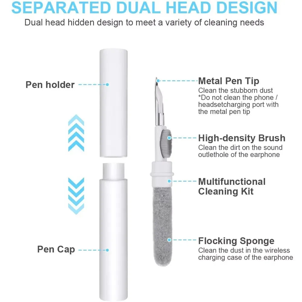 Cleaner Sets for Bluetooth Earphone Airpods Pro 1 2 3 4 Earbuds Case Cleaning Pen Brush Tools for Samsung Xiaomi Huawei Airdots