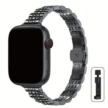 Stainless Steel Strap For Apple Watch Ultra 2 Band 49mm 42mm 46mm Metal Bracelet iWatch Series 10 9 8 7 6 SE 5 4 3 Women 45 41mm