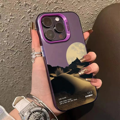 For iPhone 16 15 Pro Max Case Snow Mountain Scenery Design TPU Basic Case for iPhone 14 13 12 11 XS XR 7 8 Plus Hard Matte Cover