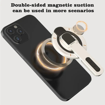 360° Magnetic Phone Stand – Zinc Alloy, Glow & Fidget | PhonelyHub
