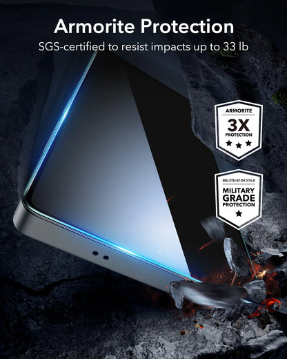 ESR for Samsung S24 Ultra Screen Protector 3pcs HD Tempered Glass Film with Easy Installation Frame for Galaxy S25 Ultra