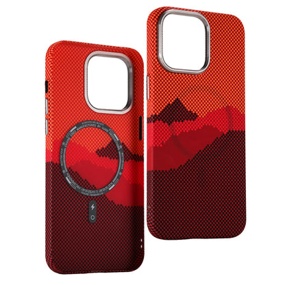 3D Mountain Carbon Case iPhone 12-16 – Rugged Style | PhonelyHub
