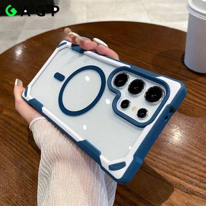 Samsung S24 Ultra MagSafe Case – Dual-Color Magnetic Cover | PhonelyHub
