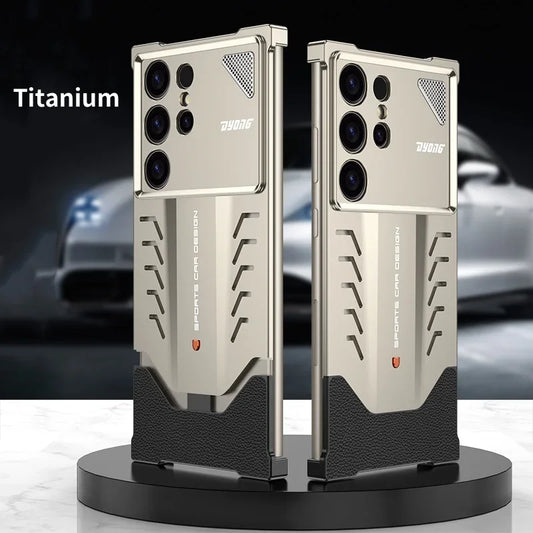 Samsung Galaxy S25Ultra Aluminum Alloy Heat Dissipation Metal Case For Samsung Galaxy S24Ultra Sports car shape Metal PhoneCover