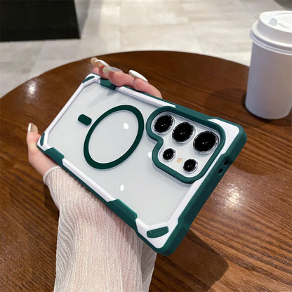 Samsung S24 Ultra MagSafe Case – Dual-Color Magnetic Cover | PhonelyHub