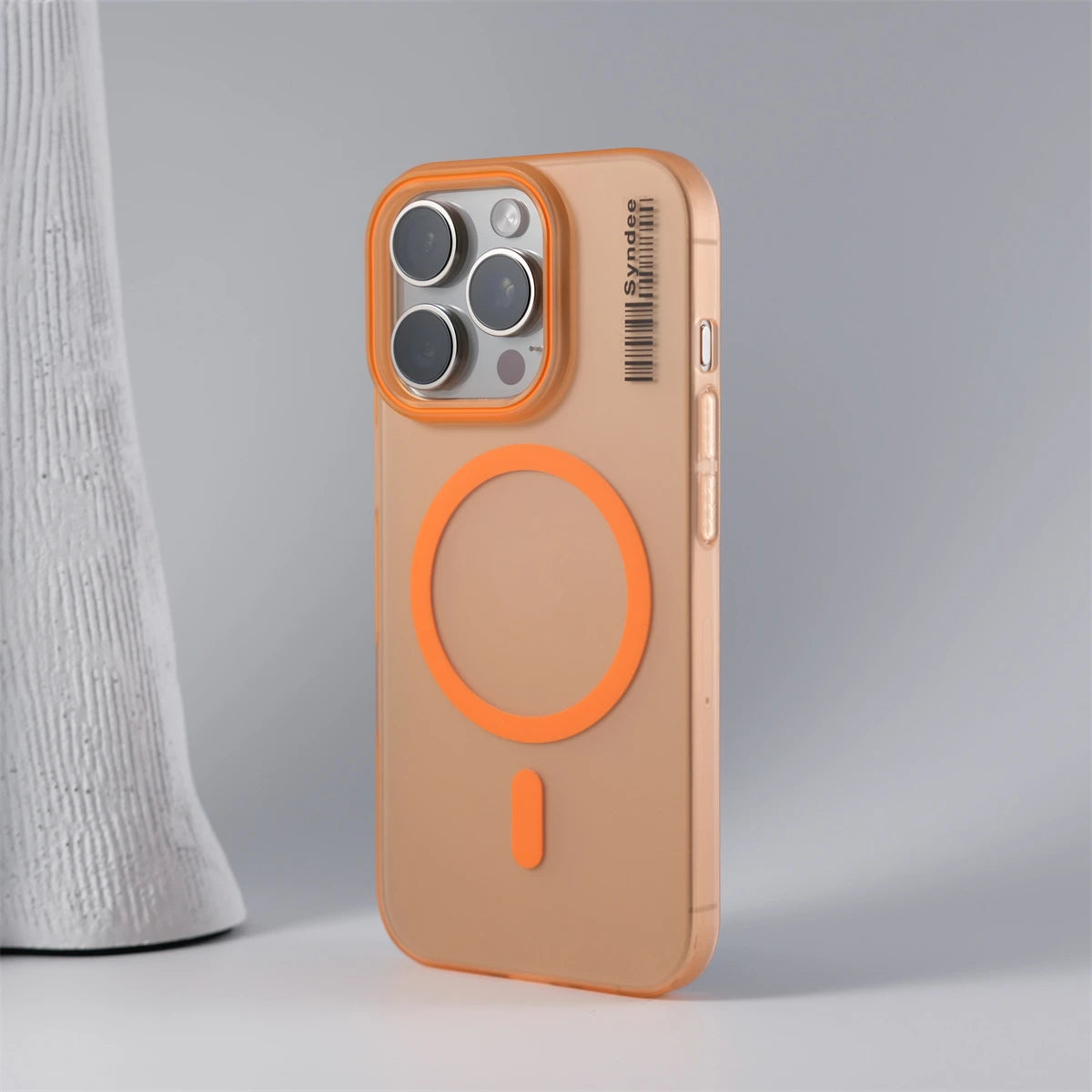 Luxury Solid Color Matte Magnetic Wireless Charge Case For Magsafe For iPhone 15 14 13 12 16 Pro Max Slim Lable Pattern Cover