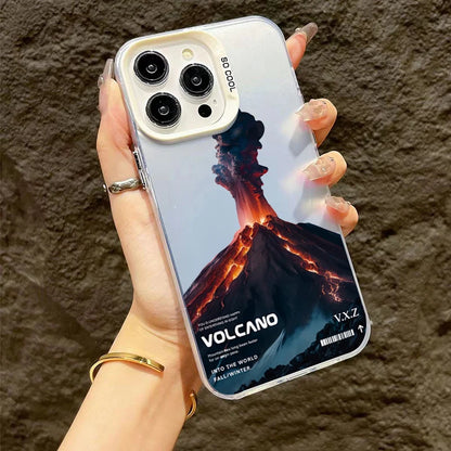 For iPhone 16 15 Pro Max Case Snow Mountain Scenery Design TPU Basic Case for iPhone 14 13 12 11 XS XR 7 8 Plus Hard Matte Cover