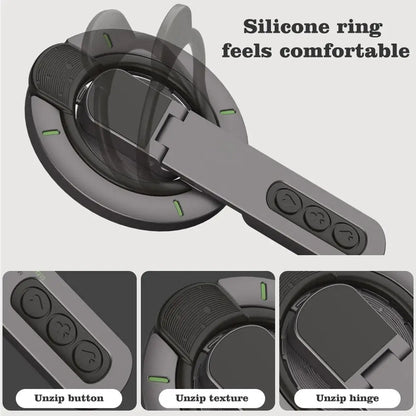 360° Magnetic Phone Stand – Zinc Alloy, Glow & Fidget | PhonelyHub