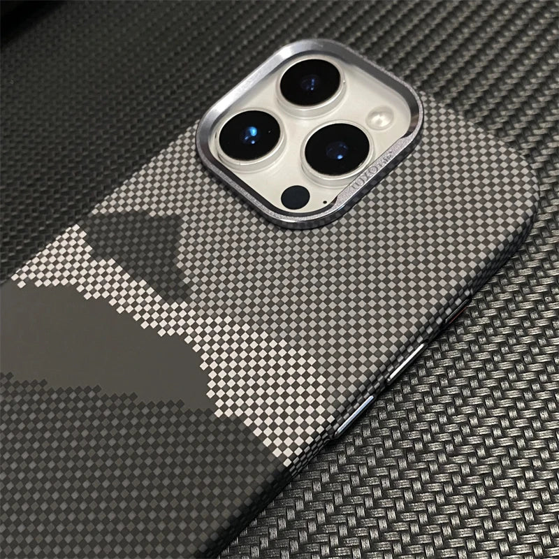 3D Mountain Carbon Case iPhone 12-16 – Rugged Style | PhonelyHub