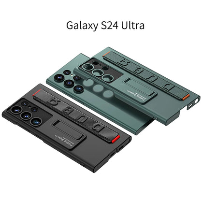 Samsung S25/S24 Ultra Matte Case – Skin-Friendly with Wrist Strap | PhonelyHub