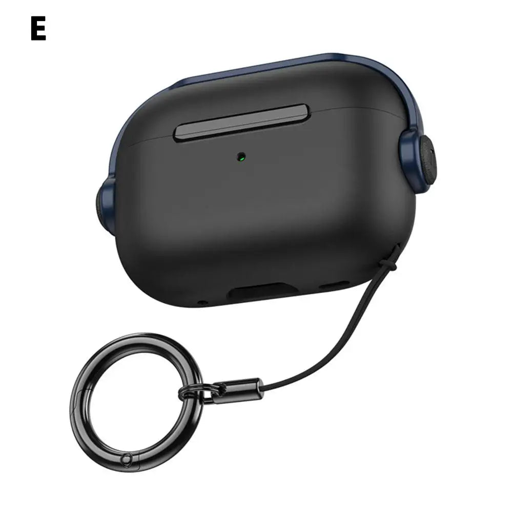 Earphone Protective Case For AirPods 4 Earbuds Case Skin Cover with Lanyard and Phone Stand for Apple AirPods 4 Accessories