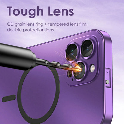 Titanium Metal Frame iPhone 13–16 Pro Max Case | PhonelyHub