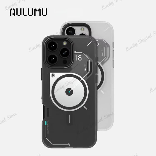 Semi-Translucent TPU MagSafe Case for iPhone 16 Pro | PhonelyHub