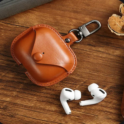 For Airpods Pro 2 Case Leather Business Earphone Case Headset Shell Headphone Cover For Apple Air Pod 3 Pro 2nd Generation 2024