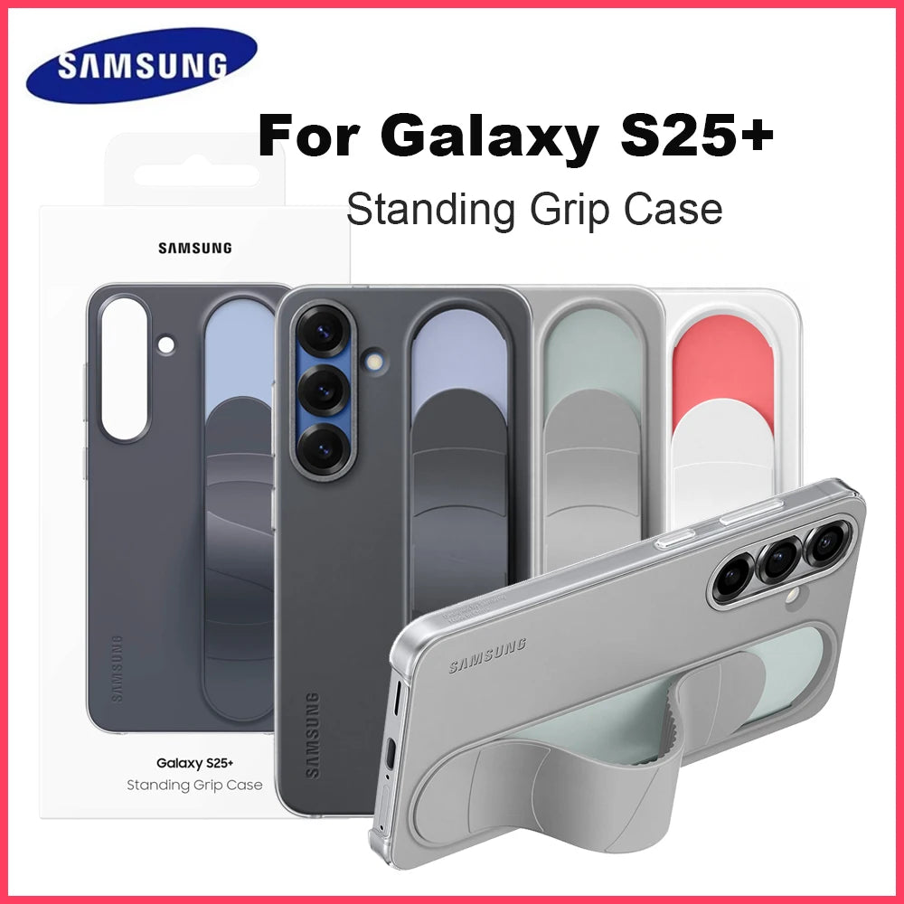 Original Samsung S25/S25+ Standing Grip Case – Genuine OEM | PhonelyHub
